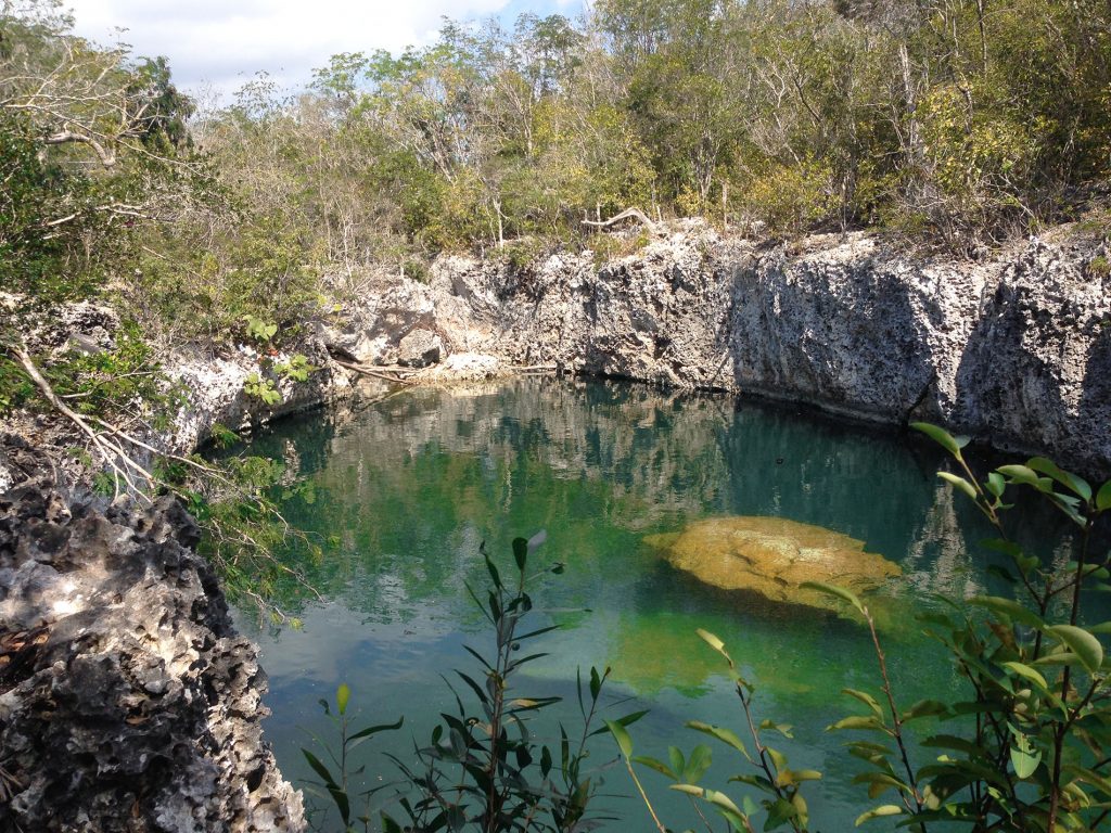 The blue lakes. Natural environment in areas surrounding the CEN. Current image. Photo by Alessandra Santiesteban